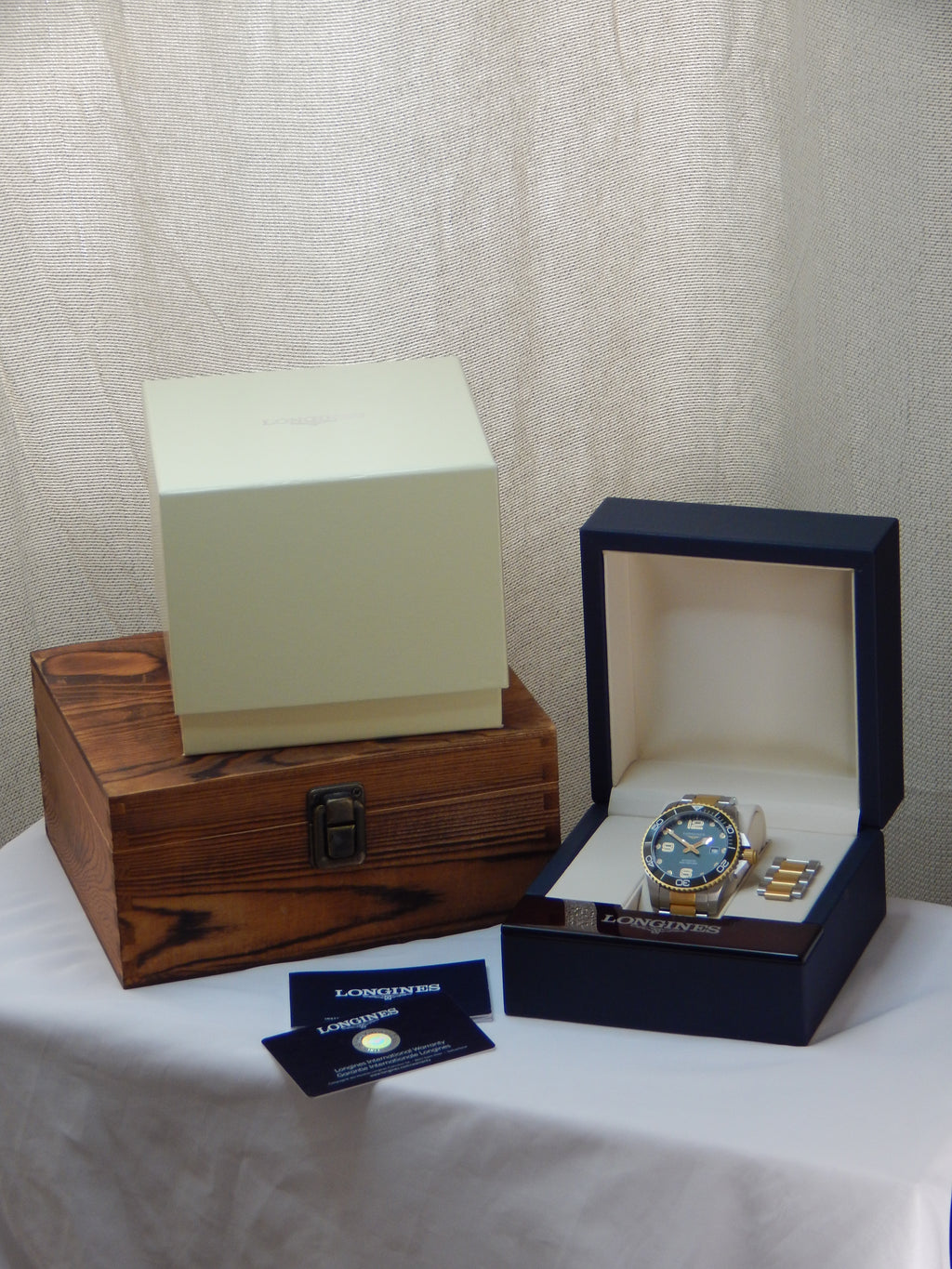 Longines Hydro Conquest, big size, Green Dial