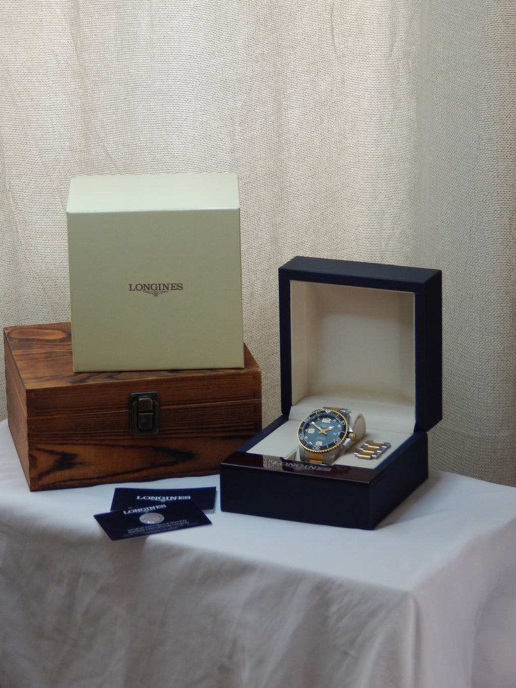 Longines Hydro Conquest, big size, Green Dial