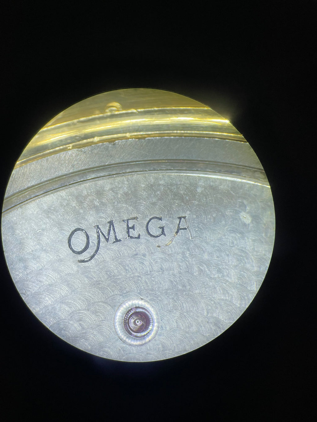 Zlaté vreckové hodinky Omega 1920